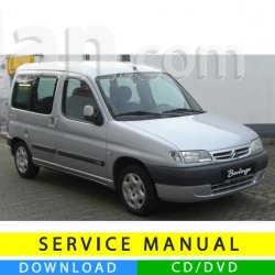 Citroen Berlingo I Service Manual 1996 2007 En Tecnicman Com