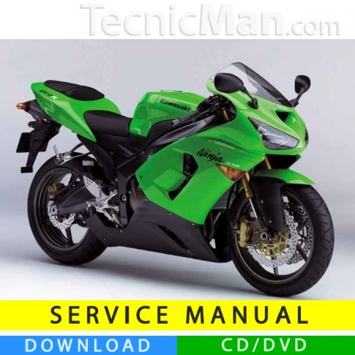 Kawasaki ZX-6R 636 service manual (2005-2006) (IT) | TecnicMan.com