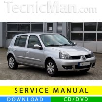 Renault Clio 2 service manual (1998-2012) (MultiLang)