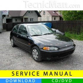 Honda Civic V service manual (1992-1995) (EN)